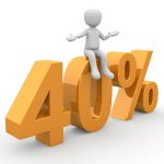 40 percent discount image