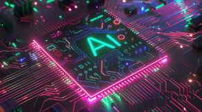 An Artificial Intelligence microchip.